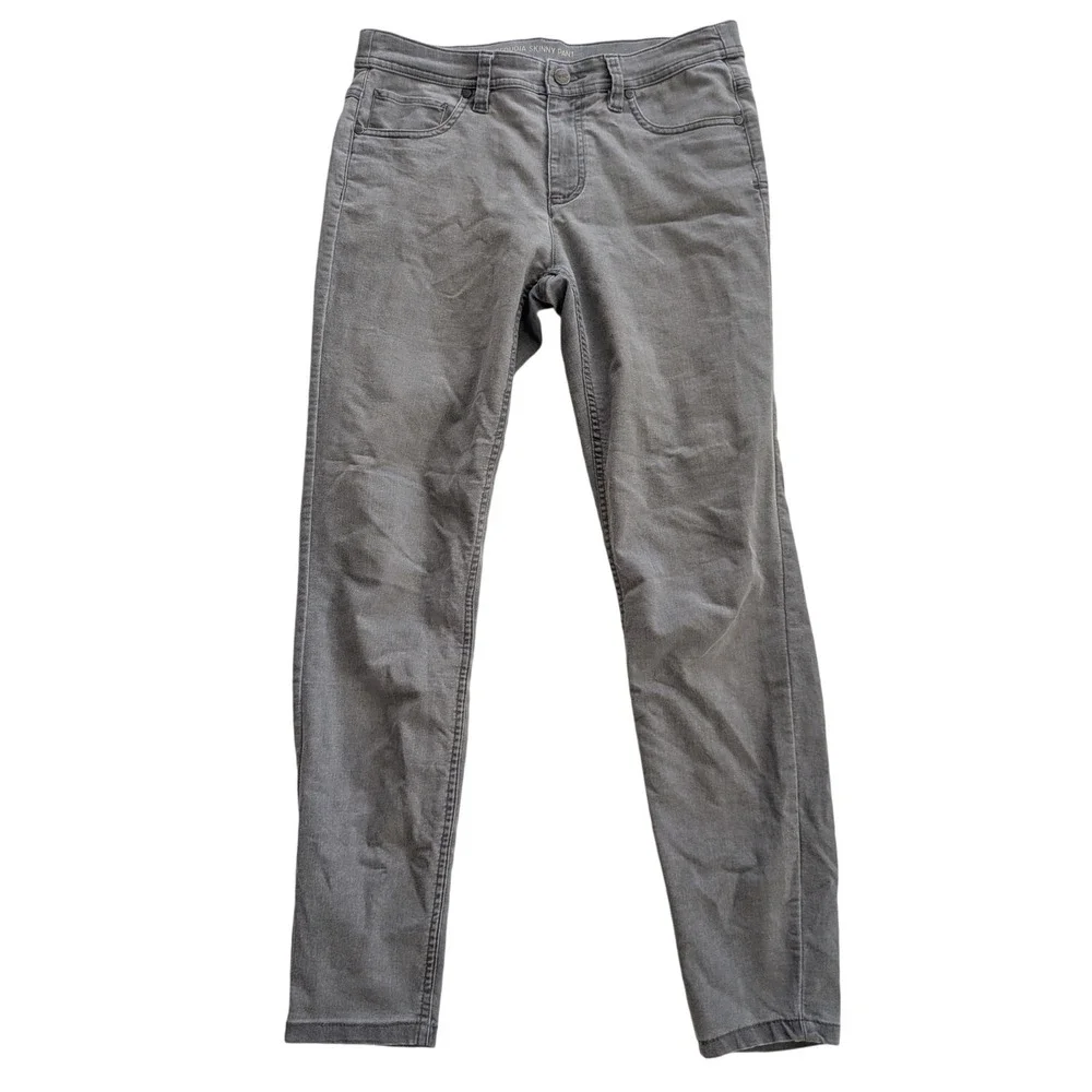 Toad&Co Sequoia Skinny Pants Womens 6 Gray Organic Cotton Stretch Slim‎ Jeans